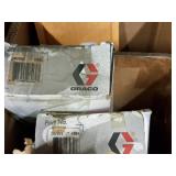 Lot of (Shelf Contents) Assorted Replacement Parts, Shut-Off Valves, Mount Brackets, Hose (in original packaging)