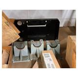 Lot of (Shelf Contents) Assorted Replacement Parts, Shut-Off Valves, Mount Brackets, Hose (in original packaging)