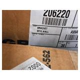 Lot of (Shelf Contents) Assorted Replacement Parts, Shut-Off Valves, Mount Brackets, Hose (in original packaging)