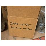 Lot of (Shelf Contents) Assorted Replacement Parts, Euro Adapters, Graco Parts, Wiring Harness, In-Line Meter,  (in original packaging)