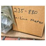 Lot of (Shelf Contents) Assorted Replacement Parts, EMG Display Guard, Repair Kit Reel Swivel, In-Line Meter, Hose Stop, Thermal Relief Kit, Bunge Adapter, Grease Reel Swivel Seal Kit (in original pac