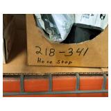 Lot of (Shelf Contents) Assorted Replacement Parts, EMG Display Guard, Repair Kit Reel Swivel, In-Line Meter, Hose Stop, Thermal Relief Kit, Bunge Adapter, Grease Reel Swivel Seal Kit (in original pac