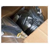 Lot of (Shelf Contents) Assorted Replacement Parts, ATX Flush Canister, PSX II Switch, Fuse 15A, Clamps, Valve Forks, Seals (in original packaging)
