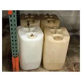 Lot of (4) 15-Gallon Plastic Tanks (in original packaging)