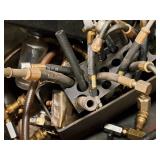Lot of (1 Tote) Misc. Parts, Assorted Hoses and Adapters (New)