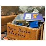 Lot of (Shelf Contents) Misc. Replacement Parts, Misc Brake Adapters, Mahle Kit Accessory MCX-X 318120, Graco Kit Accessory (in original packaging)