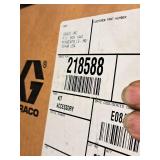 Lot of (Shelf Contents) Misc. Replacement Parts, Misc Brake Adapters, Mahle Kit Accessory MCX-X 318120, Graco Kit Accessory (in original packaging)