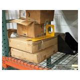 Lot of (Shelf Contents) Roller Support, Misc. Supports and Brackets (in original packaging)