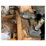 Lot of (Shelf Contents) Misc. Replacement Parts, Regulators, Turtle Caps, Drum Faucet (in original packaging)