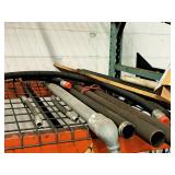 Lot of (Shelf Contents) Assorted Replacement Parts, Hoses, Pipe (New)