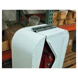 Alemite Hose Reel #8074-D (in original packaging) with Cabinet + 50