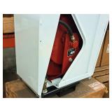 Alemite Hose Reel #8074-D (in original packaging) with Cabinet + 50
