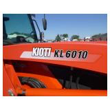 Kioti KL6010 Tractor with Box  Blade, Rotary Mower, Forks and Loader Bucket