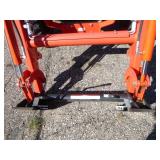 Kioti KL6010 Tractor with Box  Blade, Rotary Mower, Forks and Loader Bucket