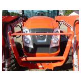 Kioti KL6010 Tractor with Box  Blade, Rotary Mower, Forks and Loader Bucket