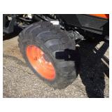 Kioti KL6010 Tractor with Box  Blade, Rotary Mower, Forks and Loader Bucket