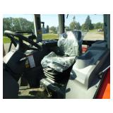 Kioti KL6010 Tractor with Box  Blade, Rotary Mower, Forks and Loader Bucket