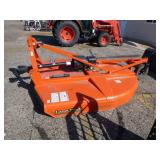 Kioti KL6010 Tractor with Box  Blade, Rotary Mower, Forks and Loader Bucket