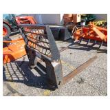 Kioti KL6010 Tractor with Box  Blade, Rotary Mower, Forks and Loader Bucket