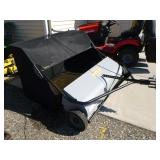 Craftsman T260 Riding Lawn Mower with Bagger, Sweeper and Spreader