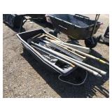 Otter Sled with Concrete Tools