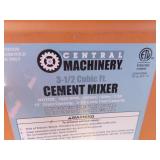Central Machinery Cement Mixer