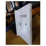 New White Ceramic Vanity Sink
