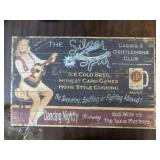 Mirror and Bar Sign