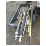 Otter Sled with Concrete Tools