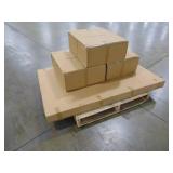 Winston 7pc Outdoor Dining Set Composite Polywood All Weather Wood White/Brown Rectangular Table - 62" x 34.5" x 28"