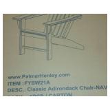 Adirondack Chair - Classic Polywood Red