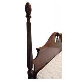 ML-BR - King Size Wooden Bed Frame with Decorative Posts by Stoneleigh