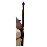 ML-BR - King Size Wooden Bed Frame with Decorative Posts by Stoneleigh