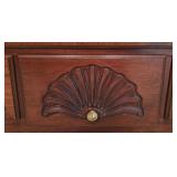 MLBR - Stonleigh 2 Piece Highboy Chest with Carved Details and Brass Hardware