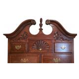 MLBR - Stonleigh 2 Piece Highboy Chest with Carved Details and Brass Hardware