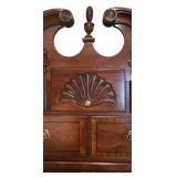 MLBR - Stonleigh 2 Piece Highboy Chest with Carved Details and Brass Hardware