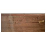 MLBR - Pair of Stoneleigh Mahogany Bedside Tables with Brass Hardware