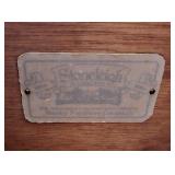 MLBR - Pair of Stoneleigh Mahogany Bedside Tables with Brass Hardware