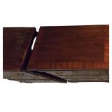 MLBR - Pair of Stoneleigh Mahogany Bedside Tables with Brass Hardware