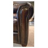 LLFR - Flexsteel Latitudes Brown Leather Sofa by Rodeo Home