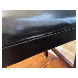K - Set of 4 Faux Leather Counter Height Chairs