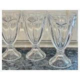 Set of 4 Lenox Butterfly Meadow 6.25 Inch Glass Goblets