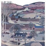 LR - Pair of Framed Edward Art Products Wall Prints Morgans Mill and Farmlands