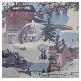 LR - Pair of Framed Edward Art Products Wall Prints Morgans Mill and Farmlands
