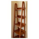 TVRM - 5-Tier Wood Ladder Shelf Bookcase