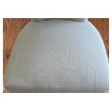 LR - Upholstered Dining Chair with Nailhead Trim and Curved Back