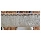 LR - Upholstered Dining Chair with Nailhead Trim and Curved Back