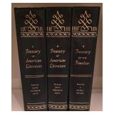 LR - Set of 10 Classic Black Leather-Bound Literature and Reference Books