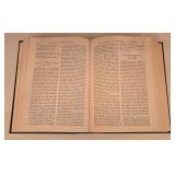 LR - Set of 10 Classic Black Leather-Bound Literature and Reference Books