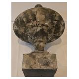 LR - 16-Inch Thomas Moore Wall Clock and 19-Inch Decorative Newell Post